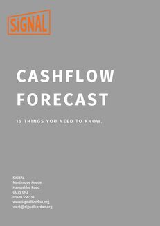 Cashflow forecast